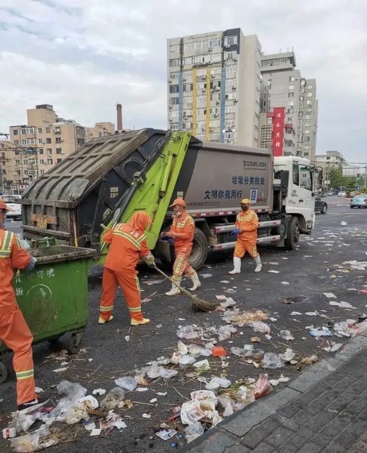 地摊经济产生垃圾