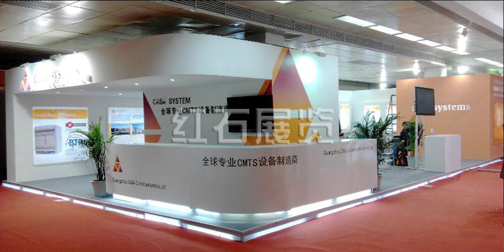 CCBN凯媒展台设计现场图1