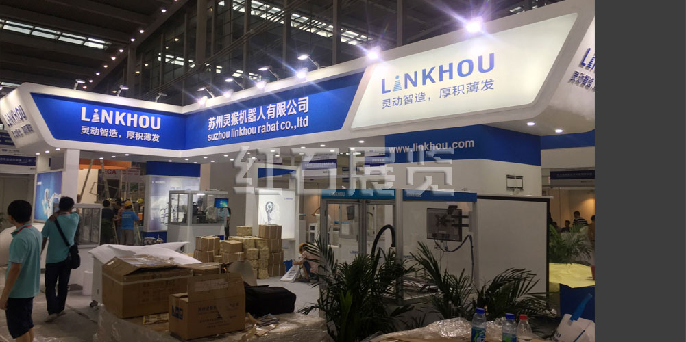 深圳工业自动化展展台设计现场图1