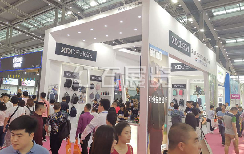 深圳礼品展展台搭建现场图1