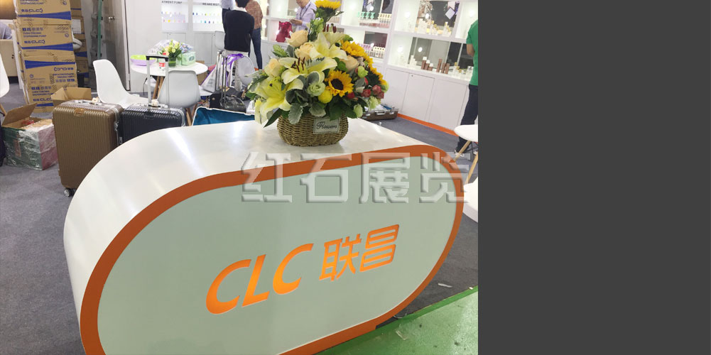 香港美容展展台设计现场图2
