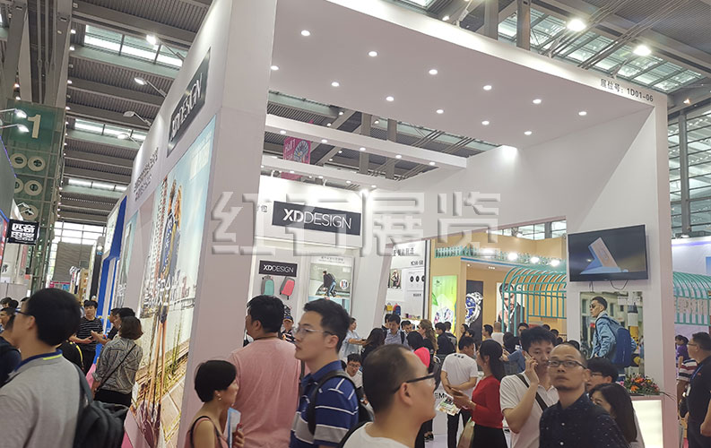 深圳礼品展展台搭建现场图2