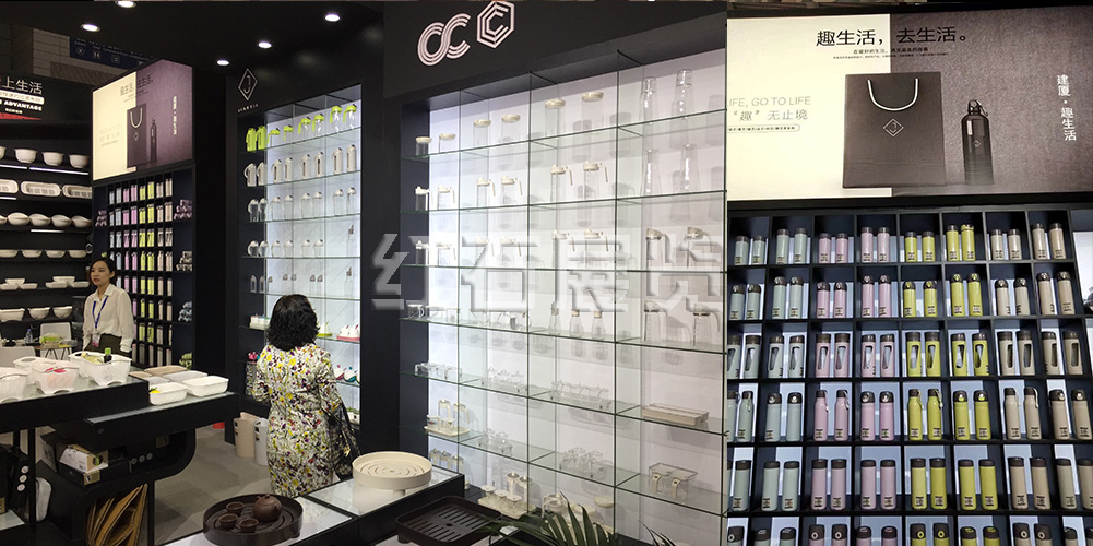 深圳礼品展建厦展台搭建现场图2