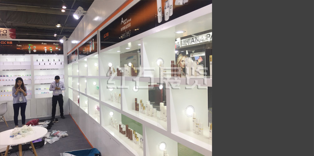 香港美容展展台设计现场图3