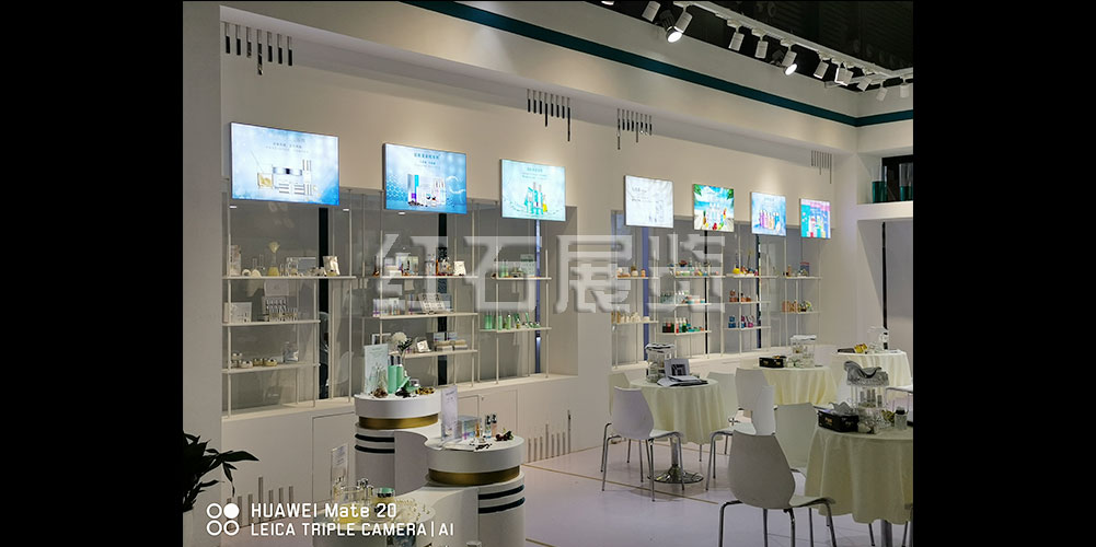 上海美容展绵俪展会搭建现场图2