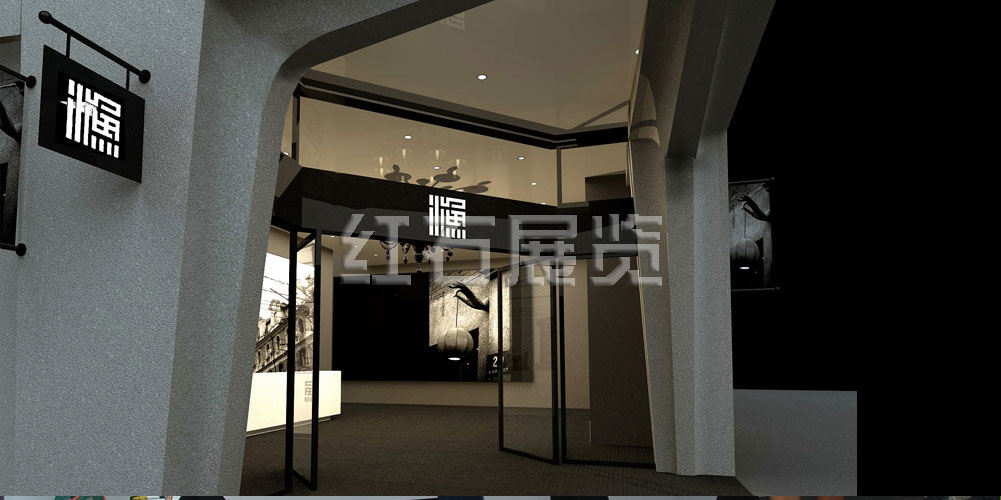 深圳服装展展台设计效果图1