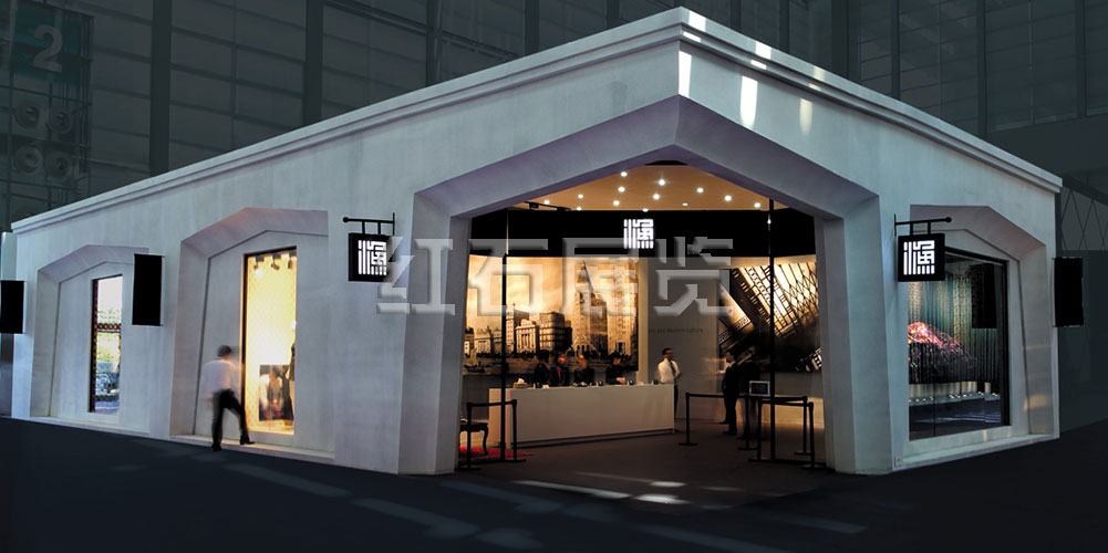 深圳服装展展台设计现场图1