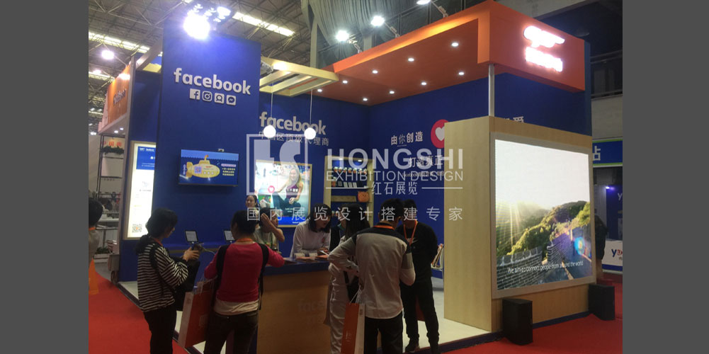 FACEBOOK展台设计现场图3